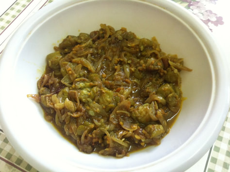 Punjabi Turai (Gilki) or Zucchini Vegetable
