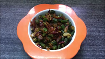 Chopped Bhindi Sabzi (Okra Vegetable)