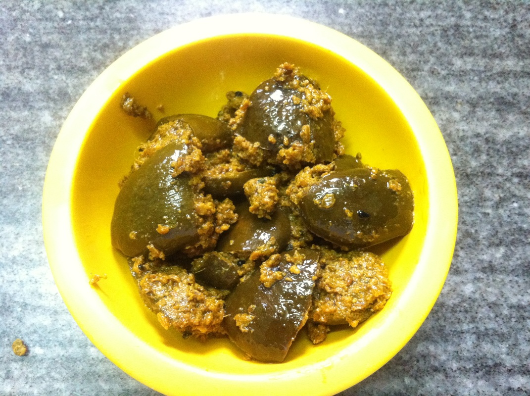 Punjabi Aam Ka Achar (Mango Pickle) prepared over a year ago. Still good.