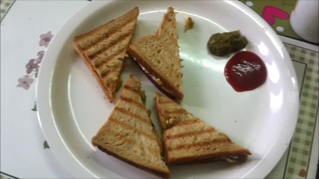 Veg Grilled Sandwiches