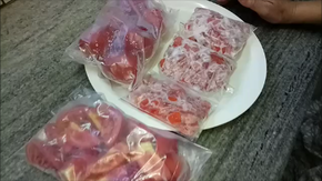 how to freeze and store tomatoes