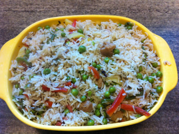 vegetable rice pulao