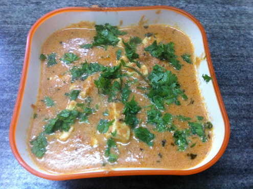 Paneer Butter Masala (Cottage Cheese In Creamy Tomato Gravy)