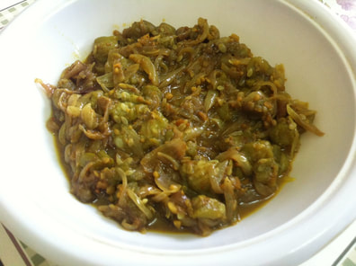 Punjabi Turai (Gilki) Sabzi or Zucchini Vegetable